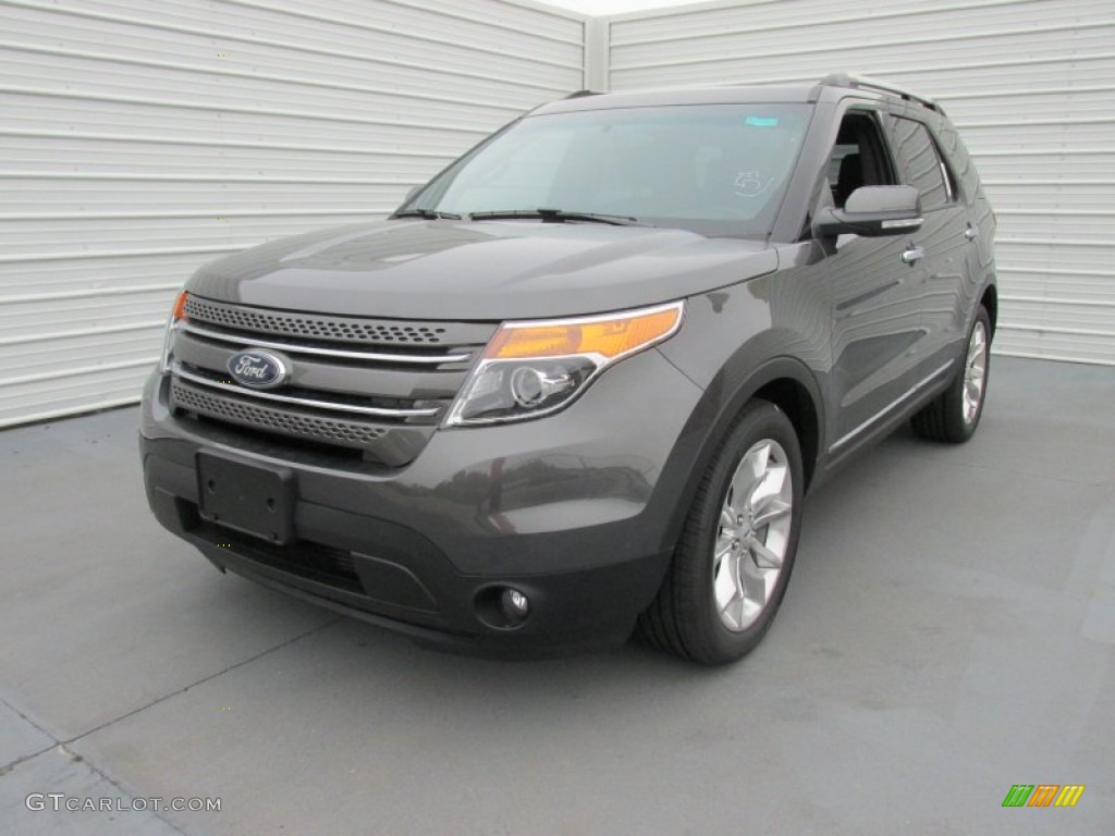 2015 Explorer Limited - Magnetic / Charcoal Black photo #7