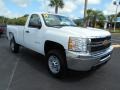Summit White - Silverado 2500HD WT Regular Cab Photo No. 8
