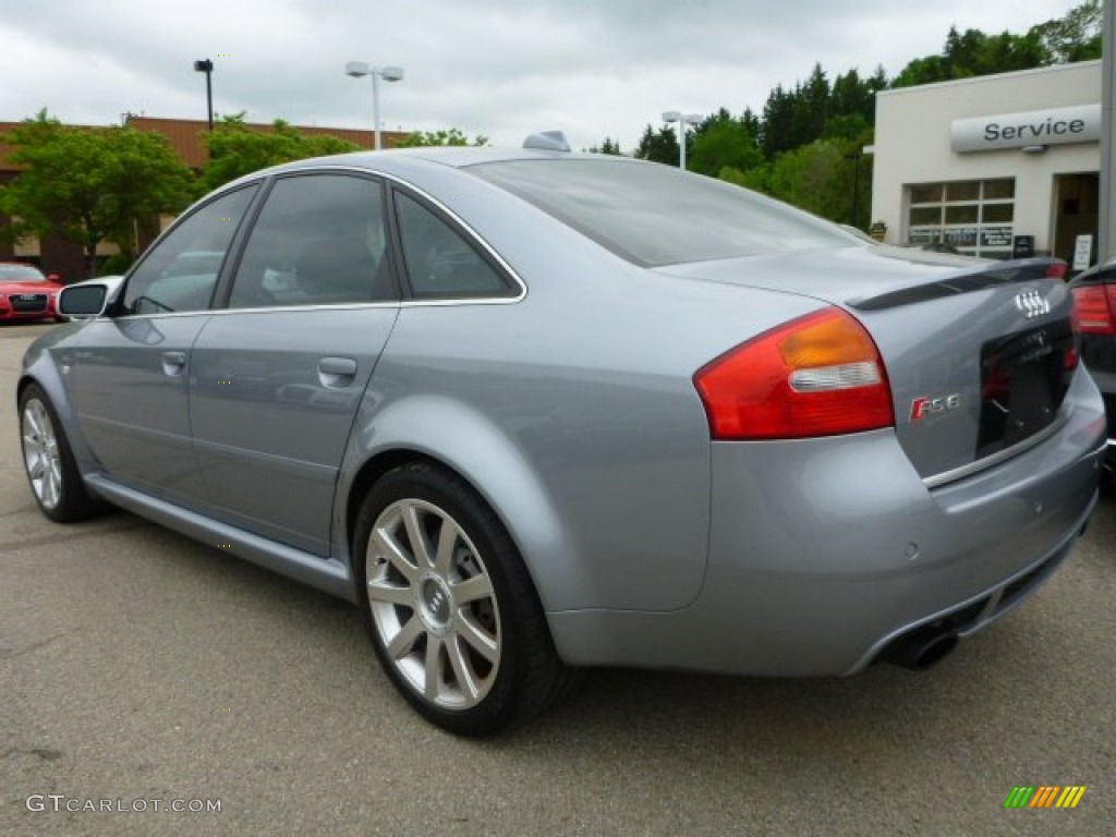 2003 RS6 4.2T quattro - Avus Silver Pearl Effect / Ebony Black photo #4