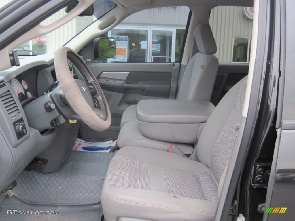 2008 Ram 2500 SLT Quad Cab 4x4 - Brilliant Black Crystal Pearl / Medium Slate Gray photo #21