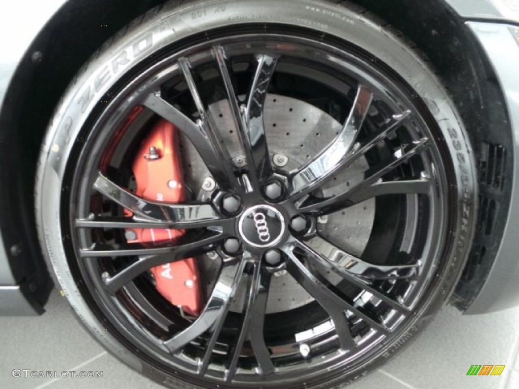 2015 R8 Competition - Daytona Grey Pearl / Black photo #9