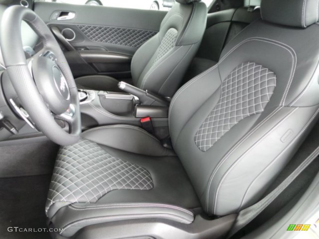 2015 R8 Competition - Daytona Grey Pearl / Black photo #14
