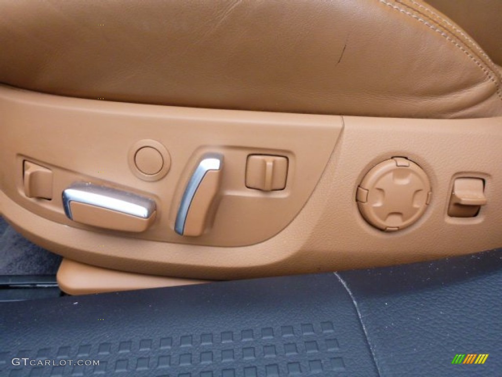 2009 A8 L 4.2 quattro - Night Blue Pearl Effect / Amaretto/Black Valcona Leather photo #29