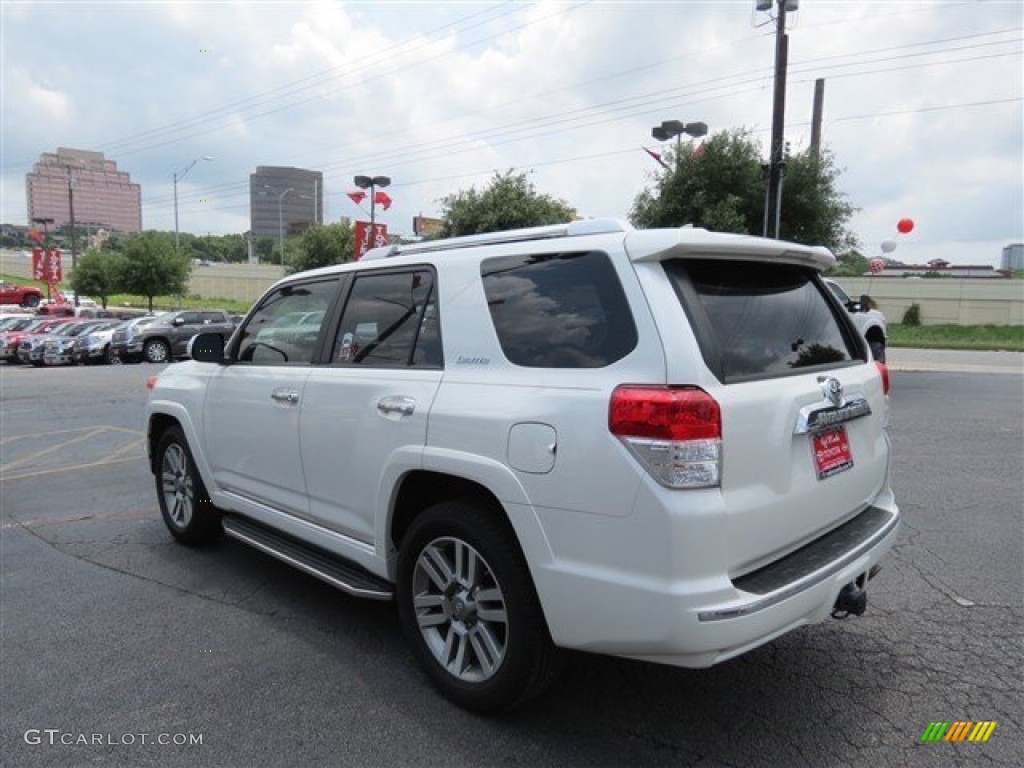 2012 4Runner Limited - Blizzard White Pearl / Black Leather photo #5