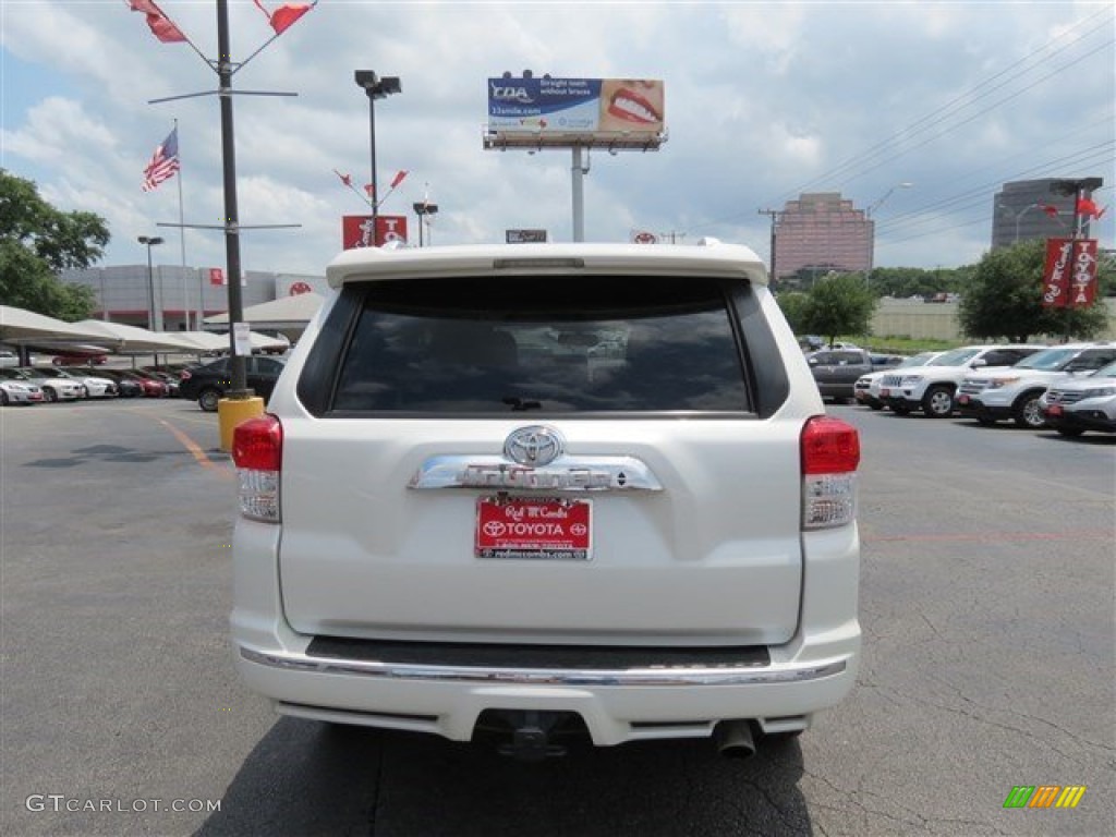 2012 4Runner Limited - Blizzard White Pearl / Black Leather photo #6
