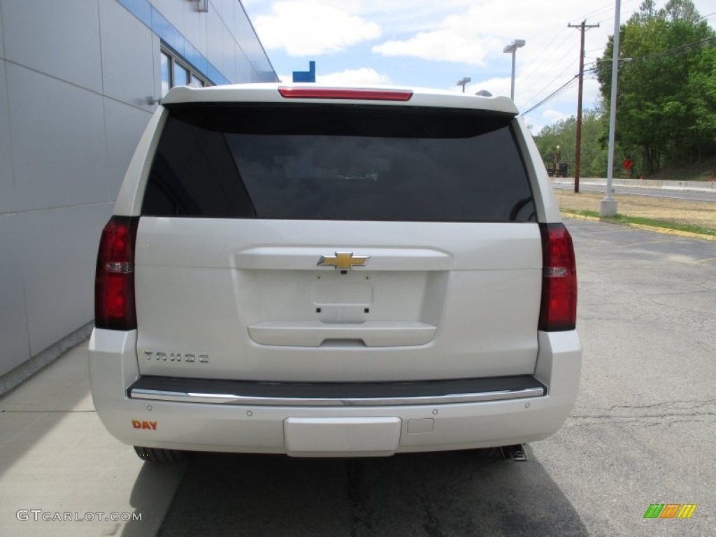 2015 Tahoe LTZ 4WD - White Diamond Tricoat / Cocoa/Mahogany photo #6