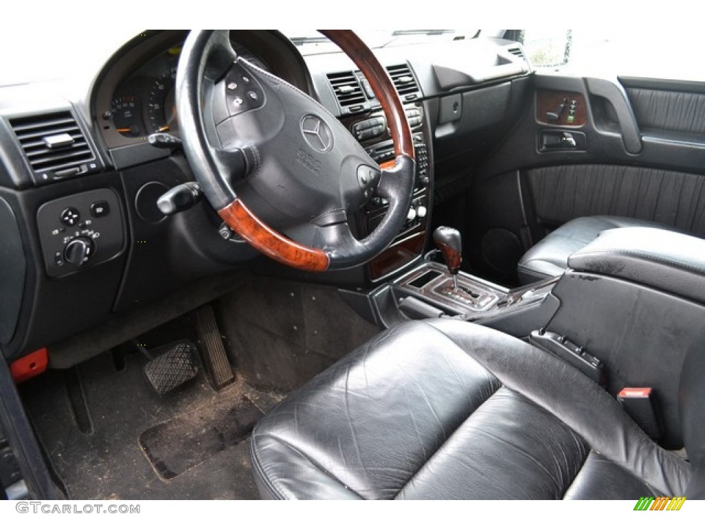 Black Interior 2004 Mercedes-Benz G 500 Photo #104101747
