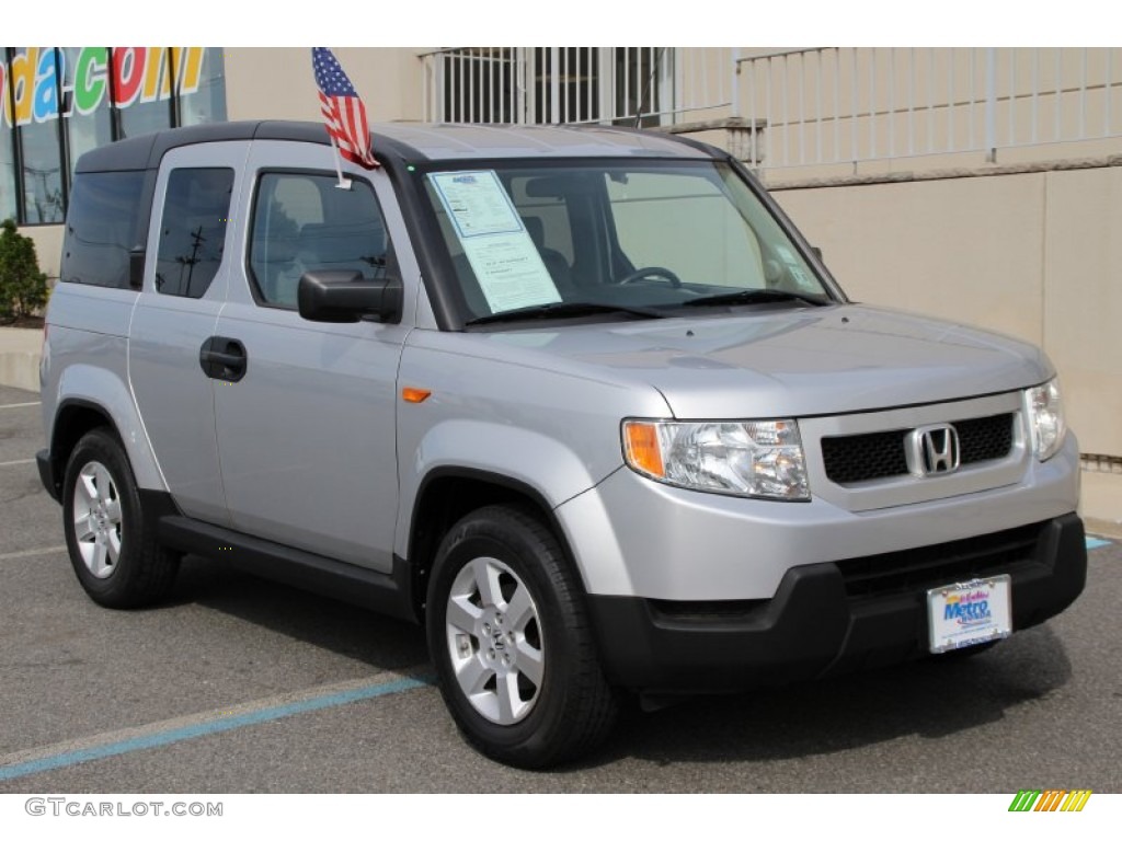 2011 Element EX 4WD - Alabaster Silver Metallic / Gray photo #3