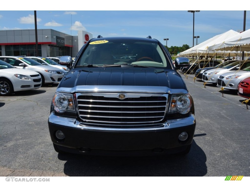 2008 Aspen Limited 4WD - Brilliant Black Crystal Pearl / Light Graystone photo #35