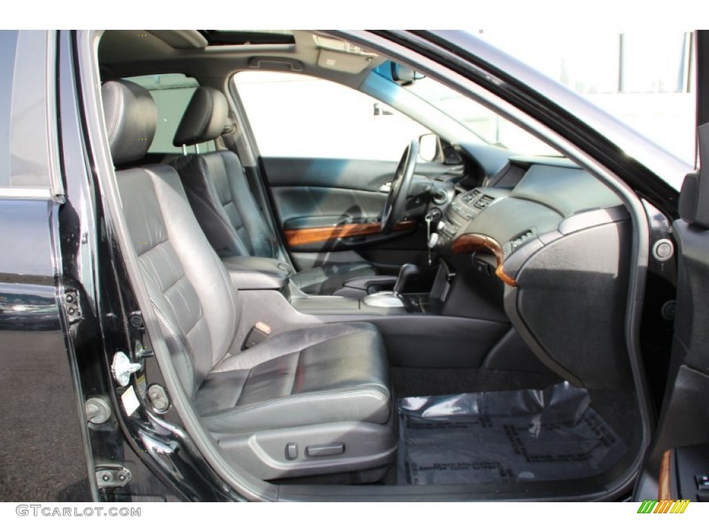 2011 Accord EX-L V6 Sedan - Crystal Black Pearl / Black photo #27