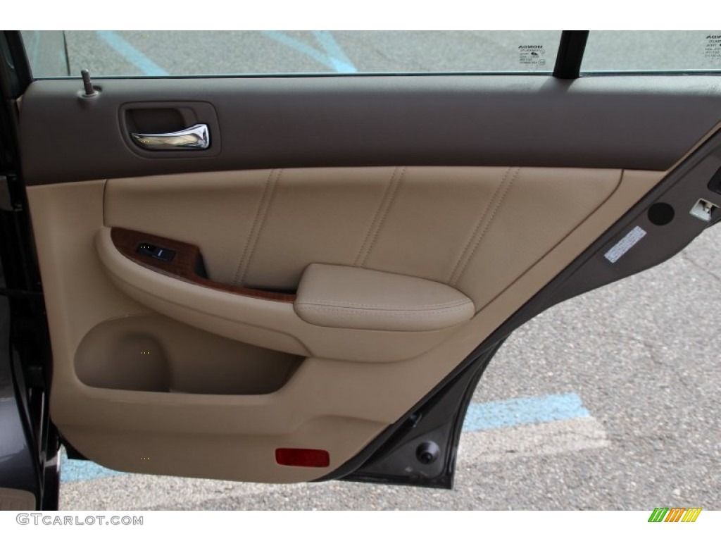 2007 Accord EX-L V6 Sedan - Desert Mist Metallic / Ivory photo #23