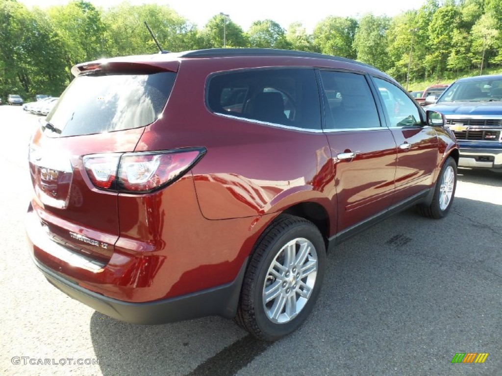 2015 Traverse LT AWD - Siren Red Tintcoat / Ebony photo #6