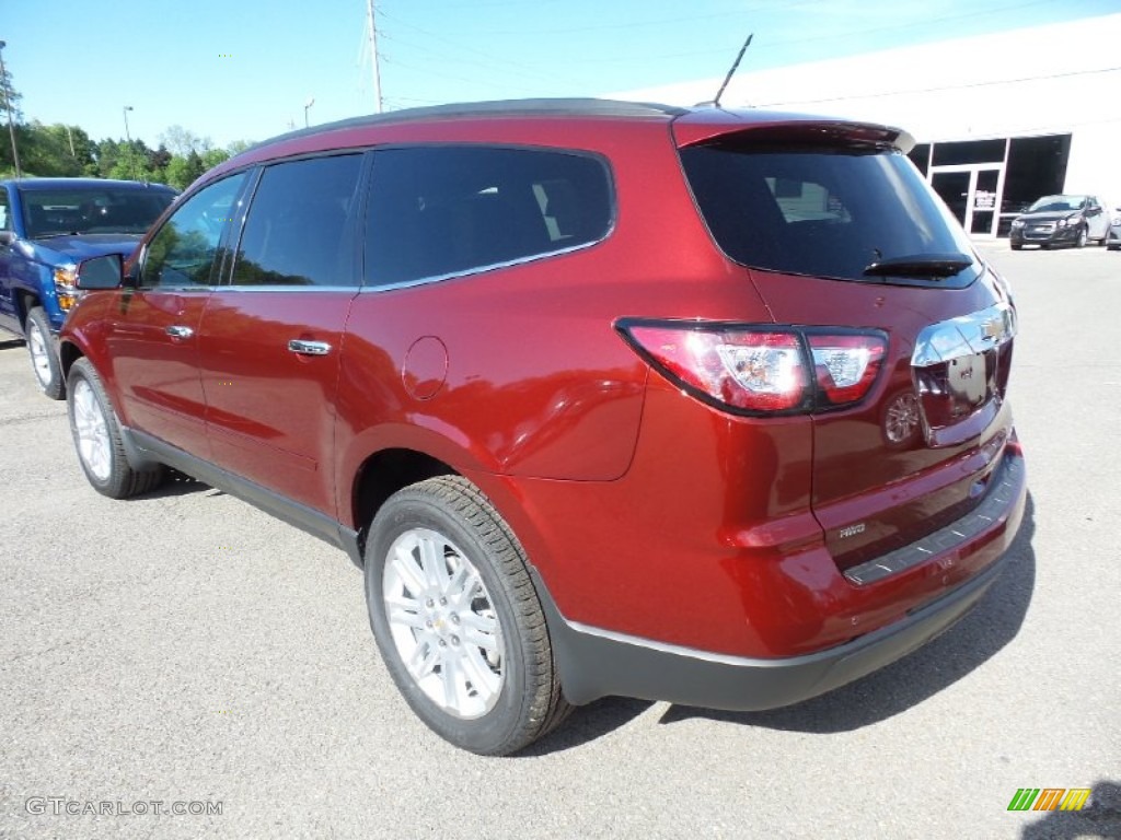 2015 Traverse LT AWD - Siren Red Tintcoat / Ebony photo #9