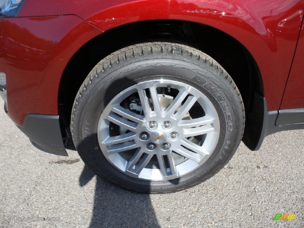 2015 Traverse LT AWD - Siren Red Tintcoat / Ebony photo #11