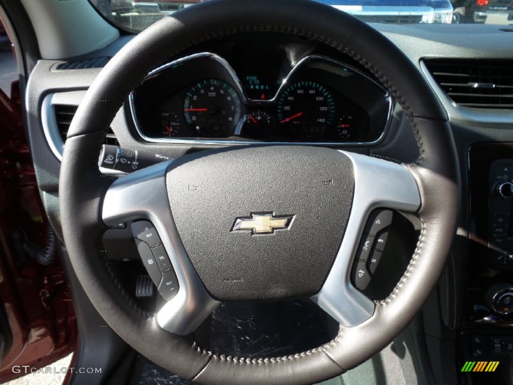 2015 Traverse LT AWD - Siren Red Tintcoat / Ebony photo #18