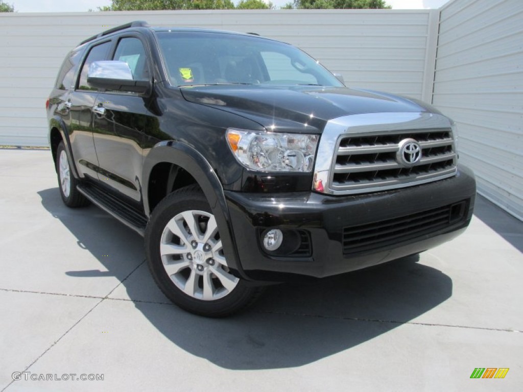 Black 2015 Toyota Sequoia Platinum Exterior Photo #104107756