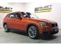 2013 Valencia Orange BMW X1 xDrive 28i  photo #3