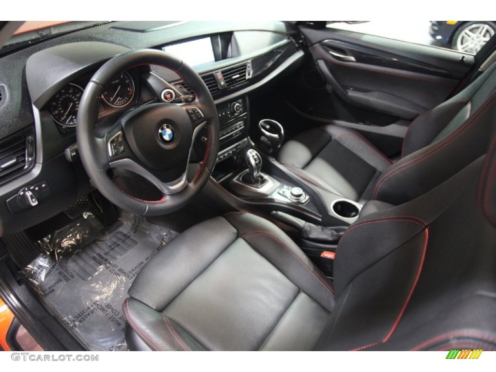 2013 X1 xDrive 28i - Valencia Orange / Black photo #10