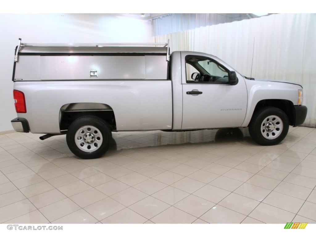 2013 Silverado 1500 LS Regular Cab - Silver Ice Metallic / Dark Titanium photo #10