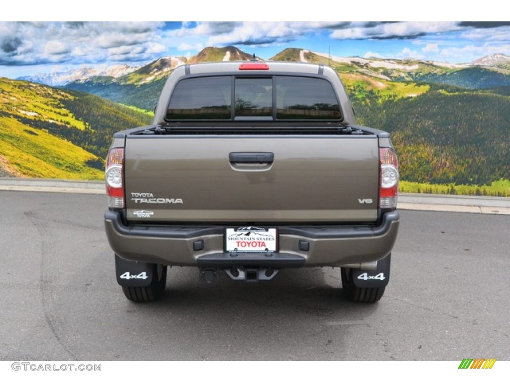 2015 Tacoma V6 Double Cab 4x4 - Pyrite Mica / Graphite photo #4