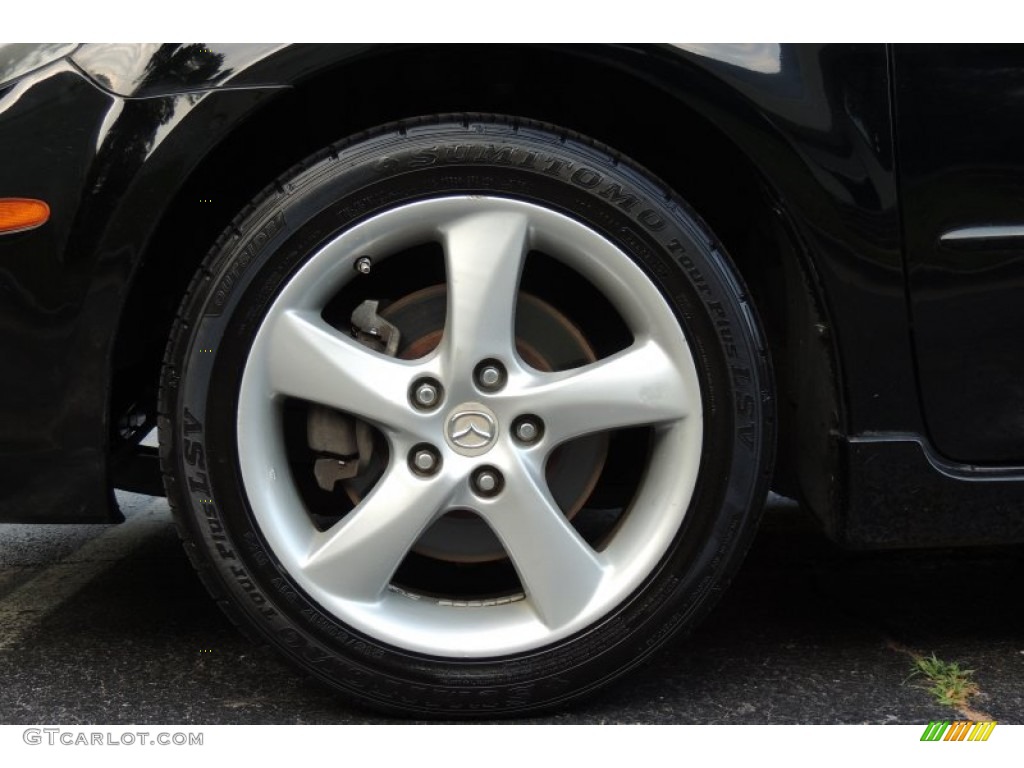 2008 MAZDA6 i Grand Touring Sedan - Onyx Black / Beige photo #18
