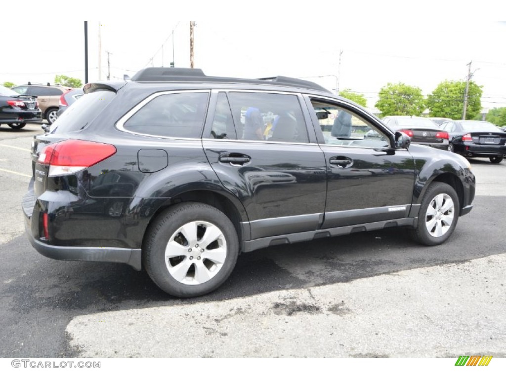2011 Outback 2.5i Limited Wagon - Crystal Black Silica / Warm Ivory photo #5