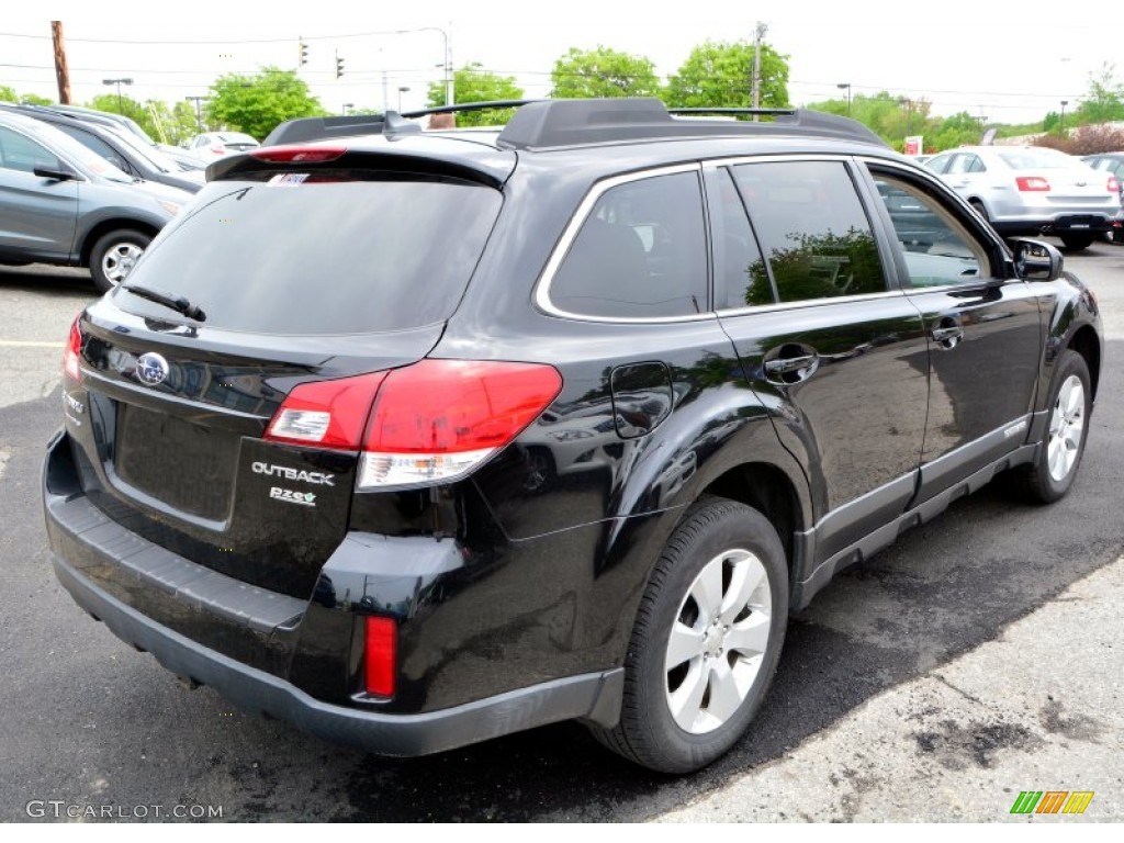 2011 Outback 2.5i Limited Wagon - Crystal Black Silica / Warm Ivory photo #6