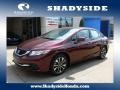Crimson Pearl 2014 Honda Civic EX Sedan