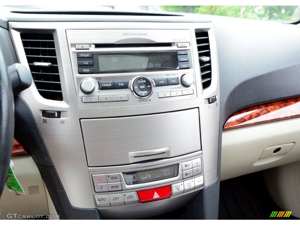 2011 Outback 2.5i Limited Wagon - Crystal Black Silica / Warm Ivory photo #13