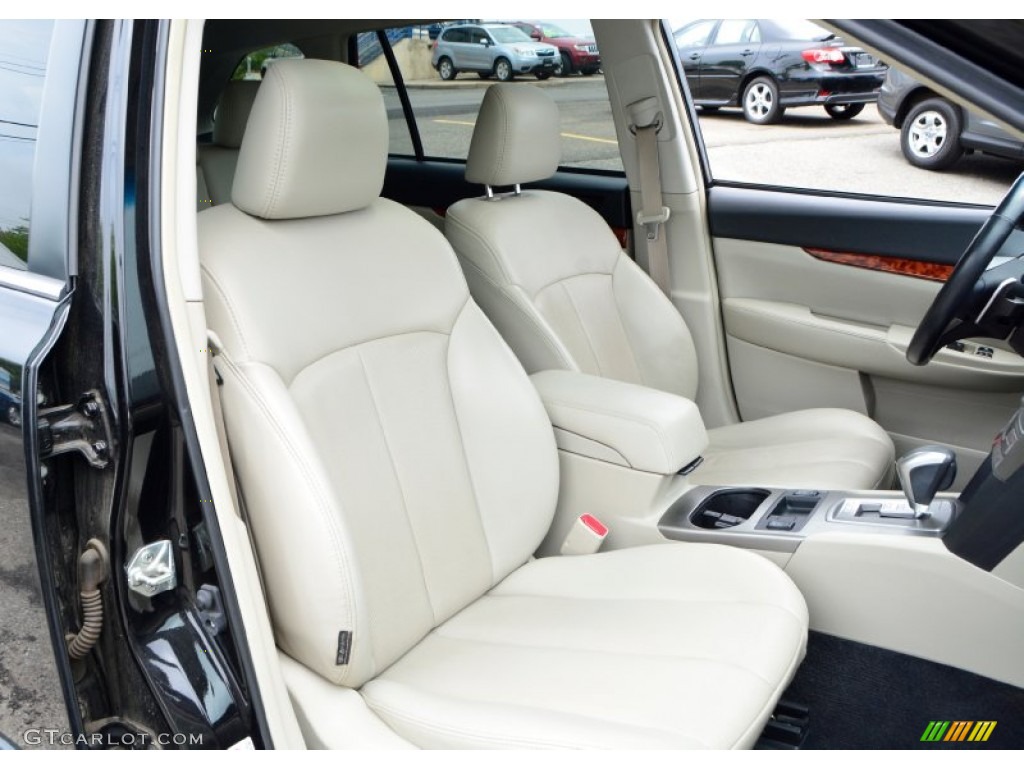 2011 Outback 2.5i Limited Wagon - Crystal Black Silica / Warm Ivory photo #17