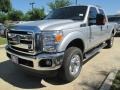 2015 Ingot Silver Ford F250 Super Duty XLT Crew Cab 4x4  photo #22