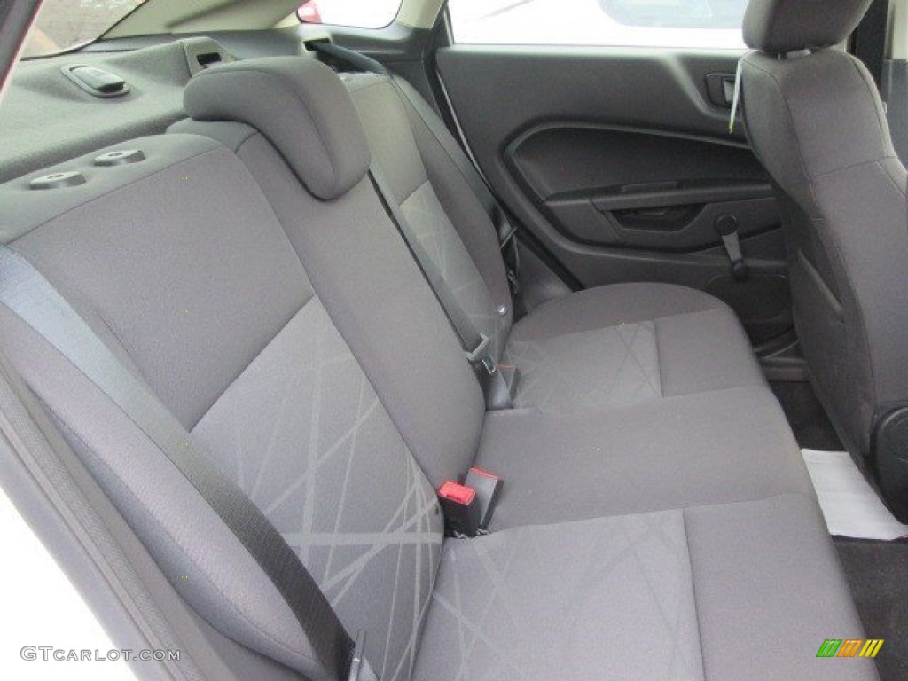 2015 Fiesta S Sedan - Oxford White / Charcoal Black photo #12