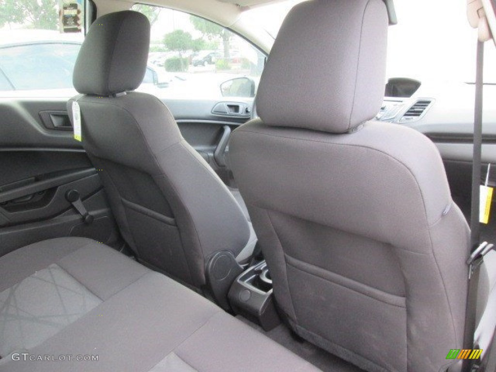 2015 Fiesta S Sedan - Oxford White / Charcoal Black photo #14