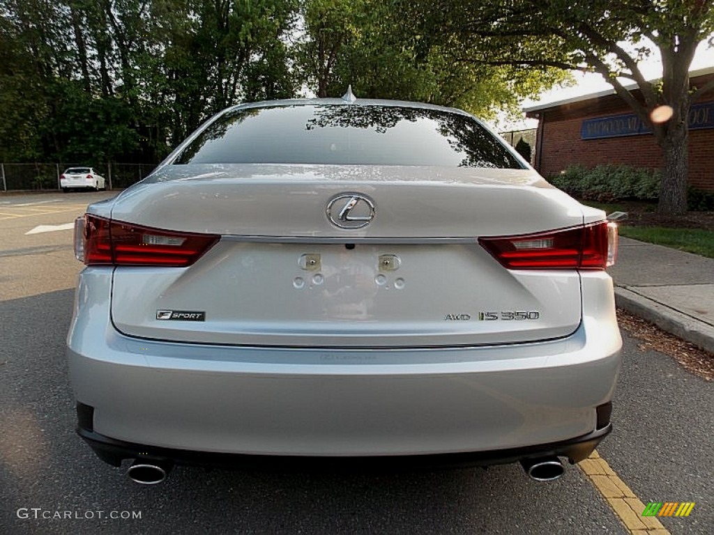 2015 IS 350 F Sport AWD - Silver Lining Metallic / Black photo #4