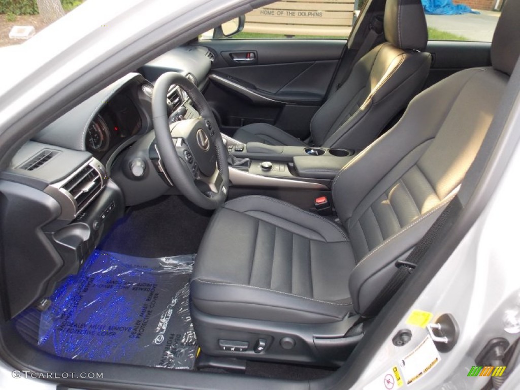 Black Interior 2015 Lexus IS 350 F Sport AWD Photo #104113885