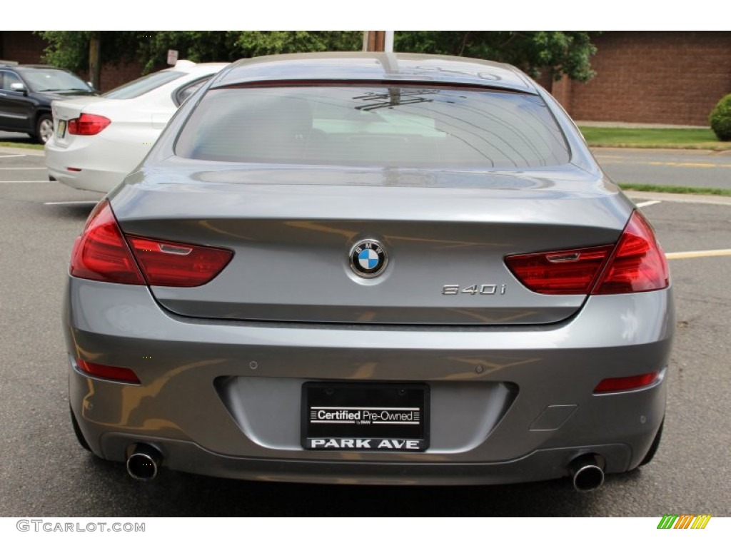 2013 6 Series 640i Gran Coupe - Space Gray Metallic / Cinnamon Brown photo #4