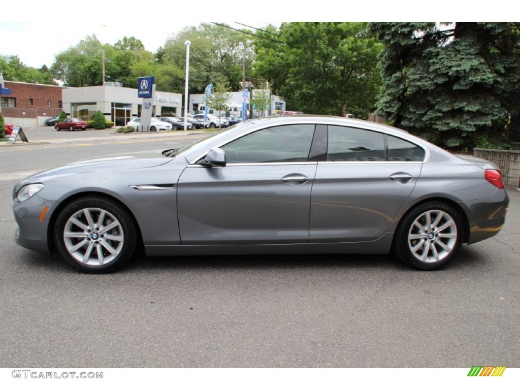 Space Gray Metallic 2013 BMW 6 Series 640i Gran Coupe Exterior Photo #104117028