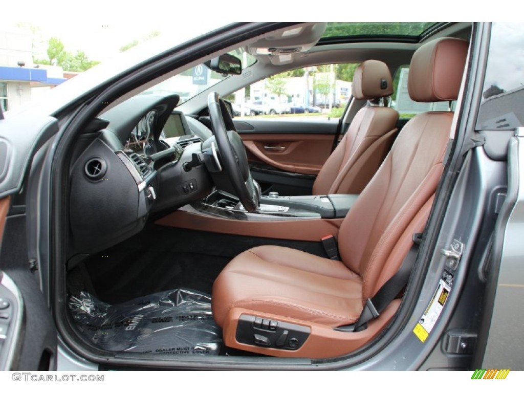 2013 6 Series 640i Gran Coupe - Space Gray Metallic / Cinnamon Brown photo #11