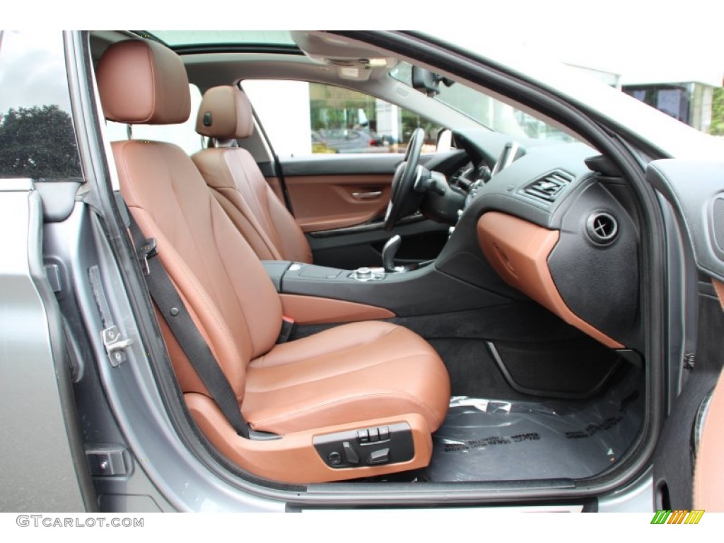 2013 6 Series 640i Gran Coupe - Space Gray Metallic / Cinnamon Brown photo #28