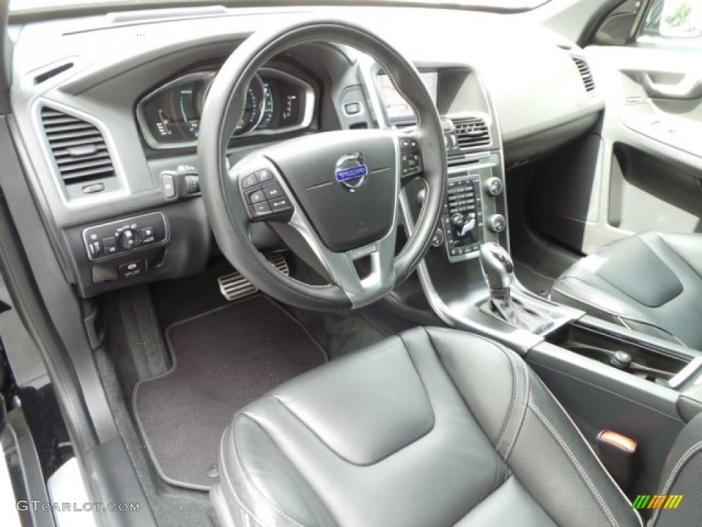 Off Black Interior 2015 Volvo XC60 T6 AWD R-Design Photo #104117611