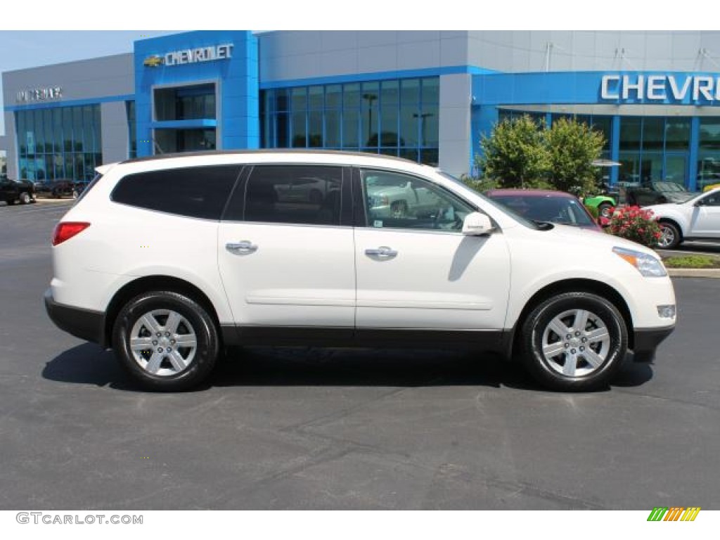 2011 Traverse LT - White / Ebony/Ebony photo #1