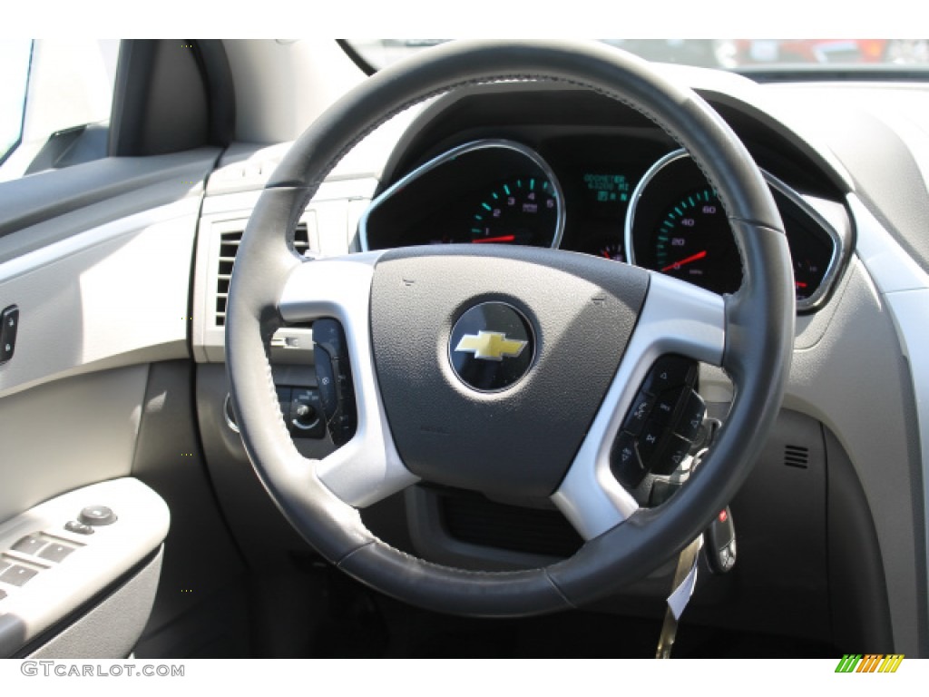 2011 Traverse LT - White / Ebony/Ebony photo #11