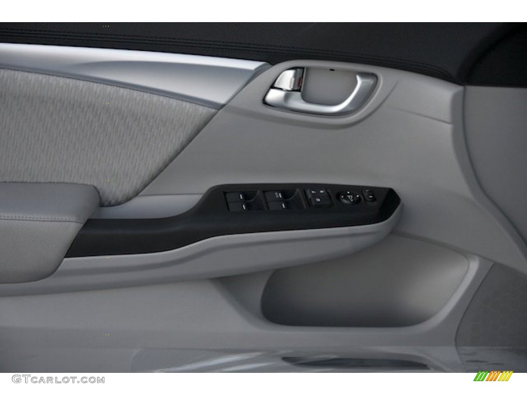 2015 Civic EX Sedan - Alabaster Silver Metallic / Gray photo #8