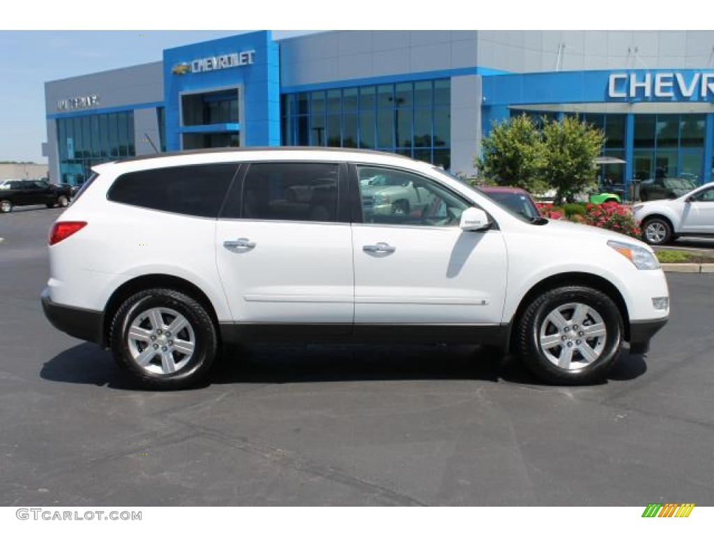 Summit White 2010 Chevrolet Traverse LT Exterior Photo #104120236