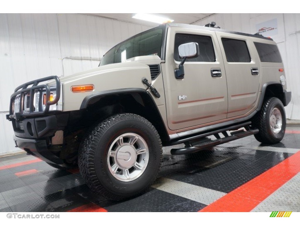 2003 H2 SUV - Pewter Metallic / Wheat photo #2