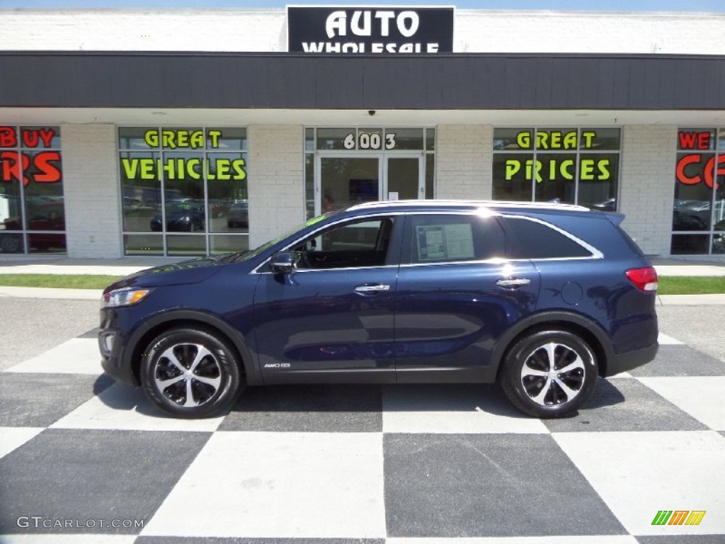 2016 Sorento EX V6 AWD - Blaze Blue / Satin Black photo #1