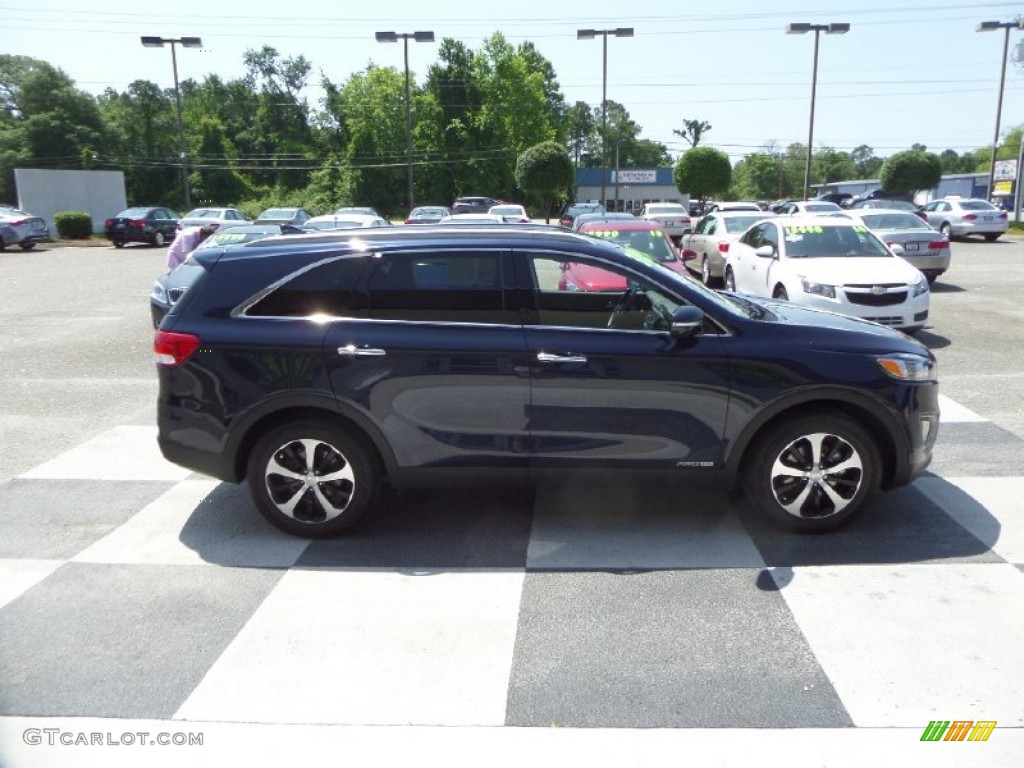 2016 Sorento EX V6 AWD - Blaze Blue / Satin Black photo #3