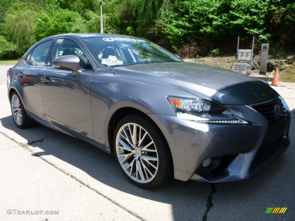 2014 IS 250 AWD - Nebula Gray Pearl / Black photo #3