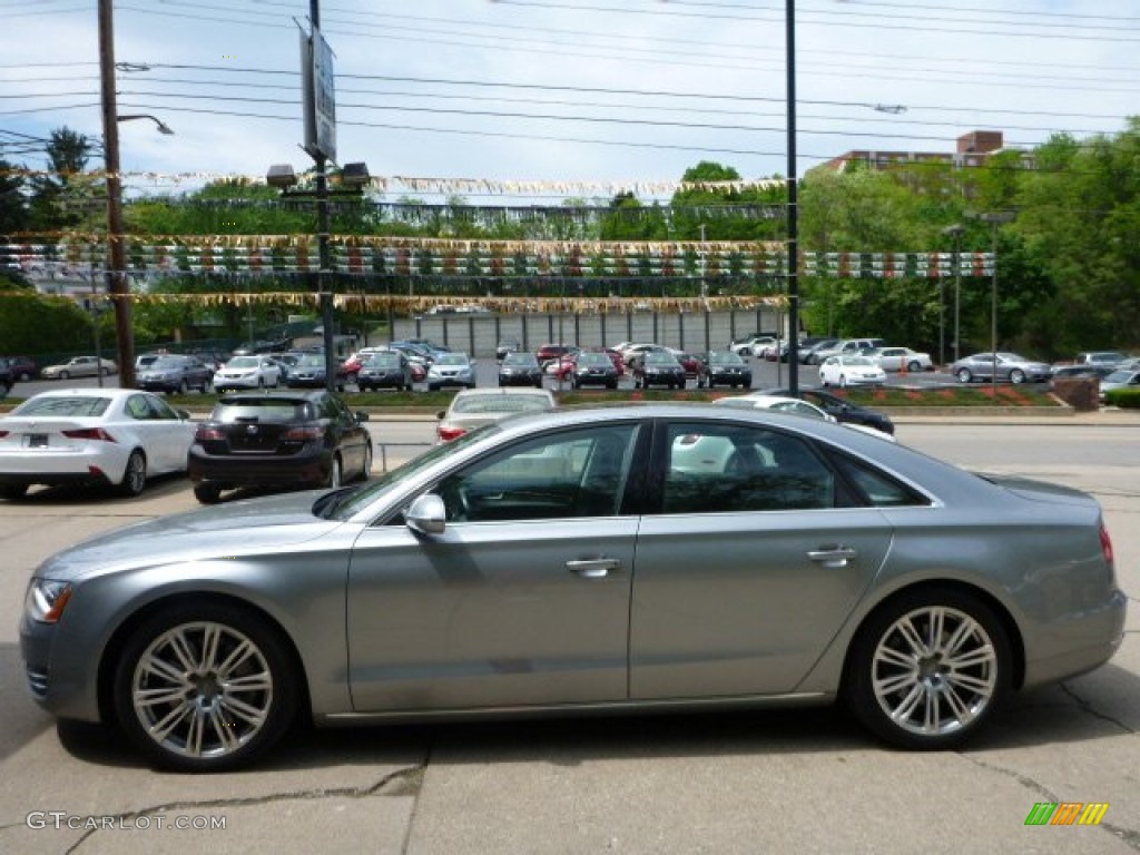 2012 A8 4.2 quattro - Quartz Grey Metallic / Black photo #1