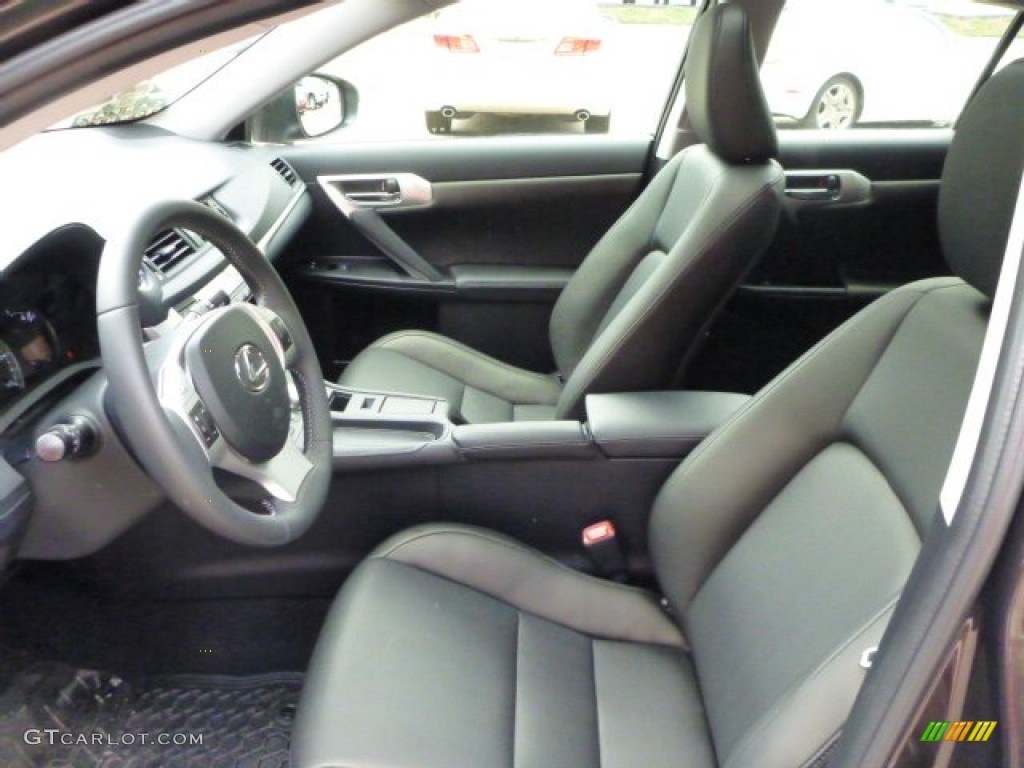 2013 CT 200h Hybrid Premium - Fire Agate Pearl / Black photo #4